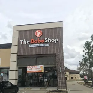 the front of the store