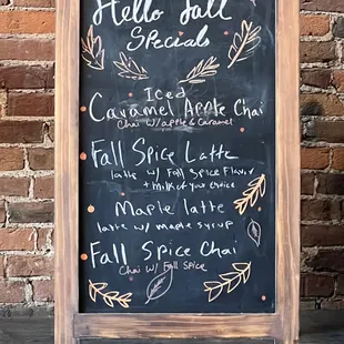 Fall Specials