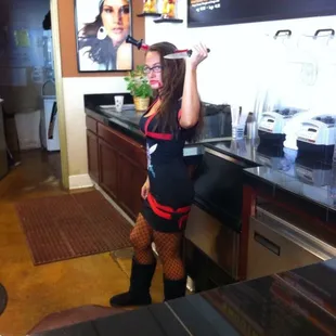 Halloween with Ann at the body Shak