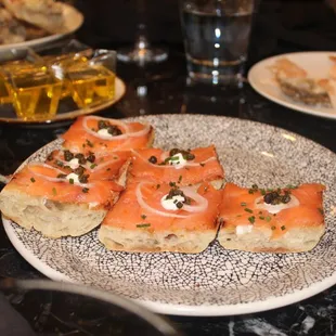 Smoked Salmon Crostini