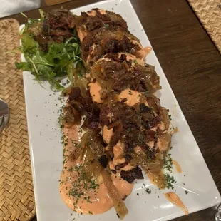 Fried green tomatoes