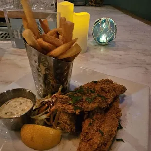 seafood, fish and chips, food, fish