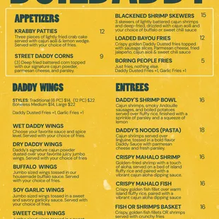 Menu as of 12/09/24