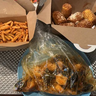 French Fries Street Daddy Corn  Shrimp Peeled Off (1 lbs)