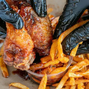 fish and chips, food