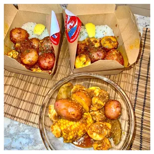 chicken wings and fried chicken, food