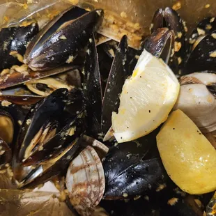 oysters and mussels, mussels, shellfish, oysters, food