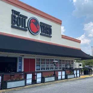 Front elevation of the boil yard from the left-hand corner