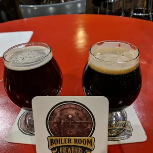 Sweet Stout and Nut Brown Ale