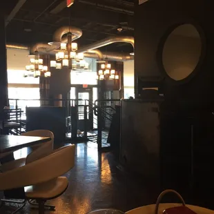 the interior of a restaurant