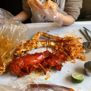 a woman preparing to eat