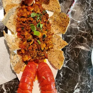 Lobster Mix Crispy With Cracking Panke