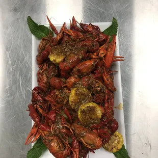 Lemon pepper Crawfish