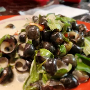 Steamed Snail With Coconut Milk