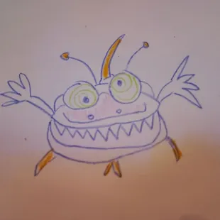 I drew this picture here.