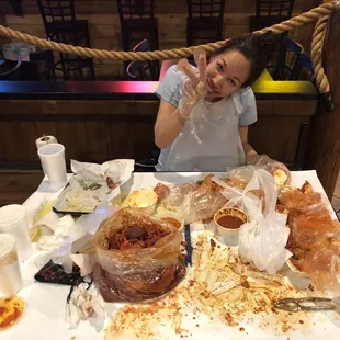 Chowing down!