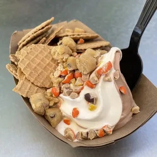 Ice cream nachos