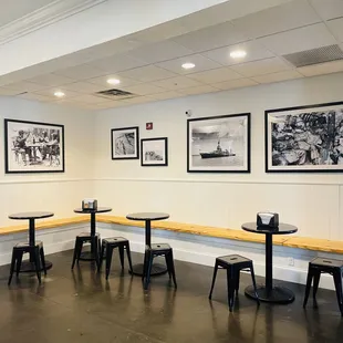 tables and benches