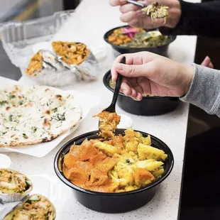 Delicious and extraordinary Chicken Tikka Ma
sala Burrito or Bowl:)