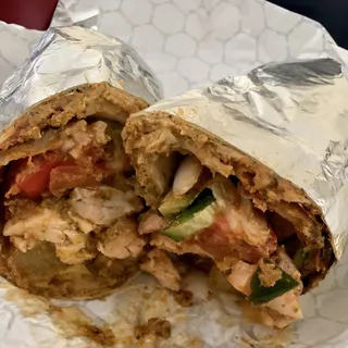 Masala Salmon Frankie