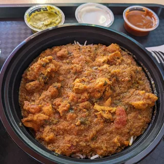 Chicken Curry Frankie Bowl