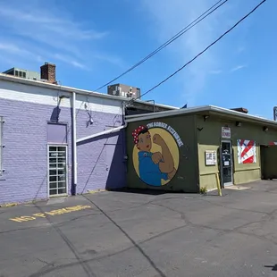 outside
