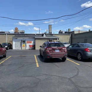 outside