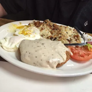 Country Fried Steak Breakfast