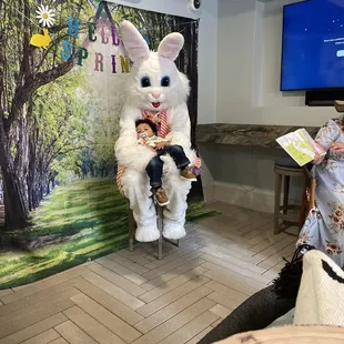 I know bunnies arms were tired but he made this the best day ever!