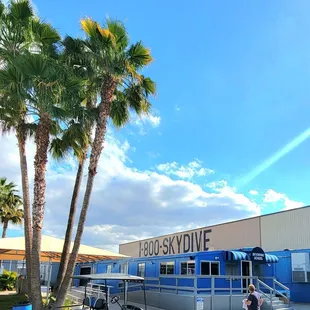 outside