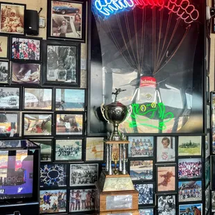 Skydive Perris lights in the The Bombshelter Restaurant &amp; Bar