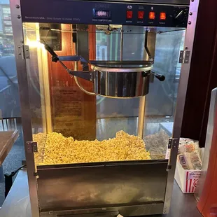 Popcorn on the house!