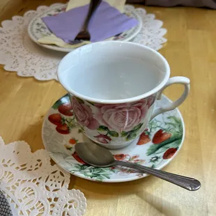 Tea cup and saucer