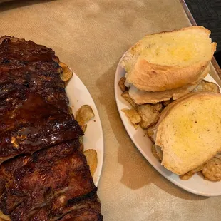 Ribs for two with crispy cottage potatoes