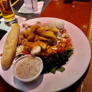 Cajun Chicken Spinach Salad