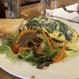 Beef, Cremini & Spinach Omelette