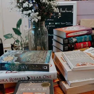 Shot of the featured titles table