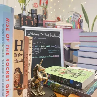 A close up of some of the shop