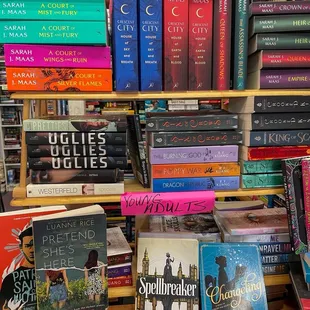 They have a decent young adults section!