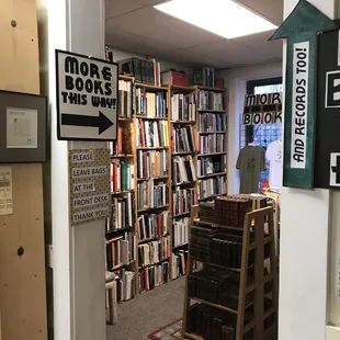 Just one of the rooms filled top to bottom with great books!