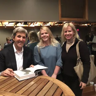 Met John Kerry at Bookmark event!