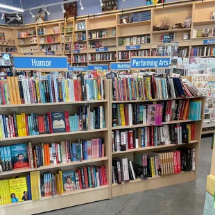 Humor and performing arts section