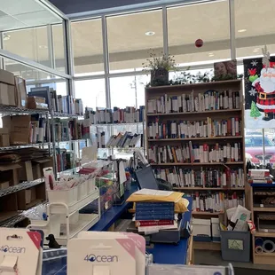 Book orders awaiting pick up