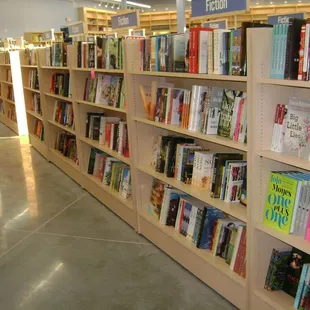 The Bookworm's new location at Loveland Centre, interior shot.