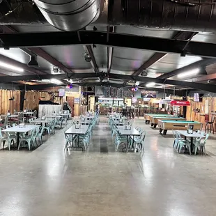 the inside of a restaurant