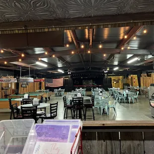 the inside of a restaurant