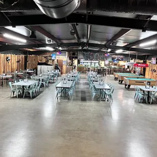 the inside of a restaurant