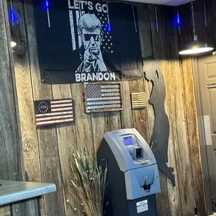 ATM machine. Cash only here.