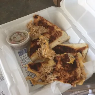 This was my "quesadilla" stay away