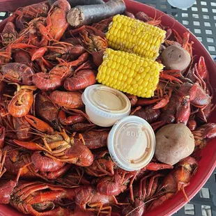 Boiled Louisiana Crawfish